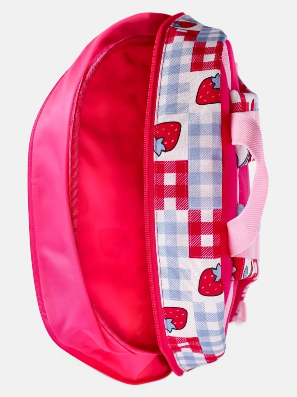 Pink Strawberry Patch Kids Backpack Set W